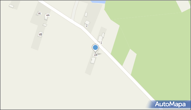 Kozinki, Kozinki, 1A, mapa Kozinki