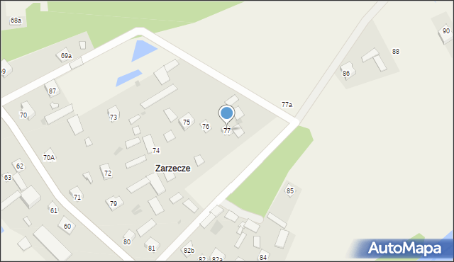 Kozioł, Kozioł, 77, mapa Kozioł
