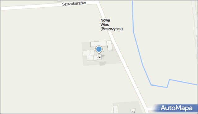 Kózki, Kózki, 24, mapa Kózki
