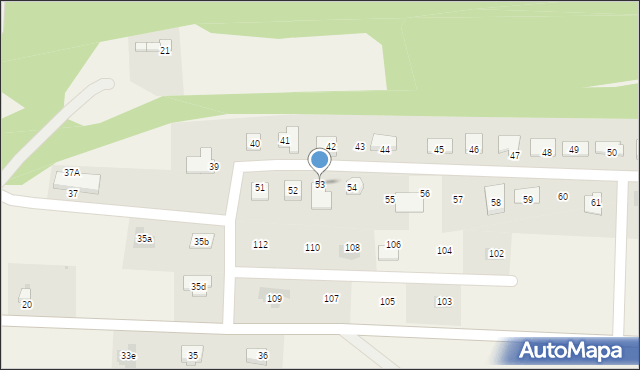 Koźlice, Koźlice, 53, mapa Koźlice