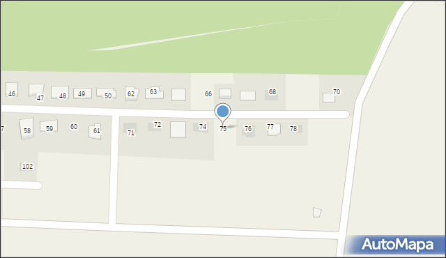 Koźlice, Koźlice, 75, mapa Koźlice
