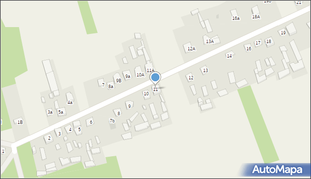 Kozłów, Kozłów, 11, mapa Kozłów