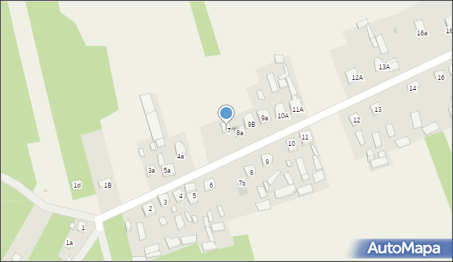 Kozłów, Kozłów, 7A, mapa Kozłów