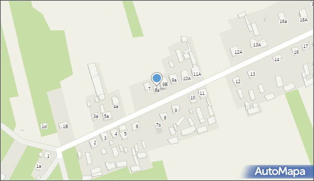 Kozłów, Kozłów, 8a, mapa Kozłów