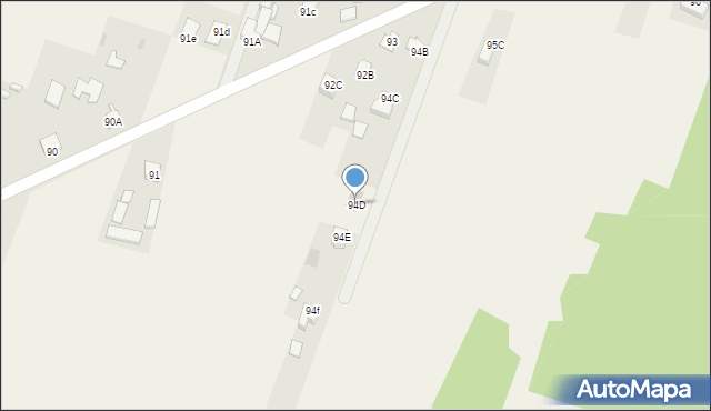 Kozłów, Kozłów, 94D, mapa Kozłów