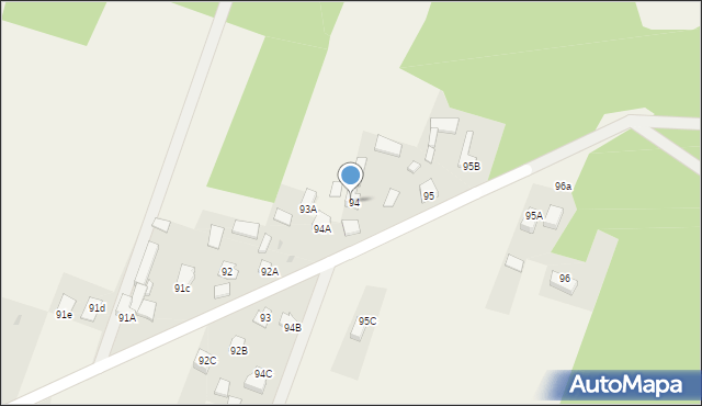 Kozłów, Kozłów, 94g, mapa Kozłów