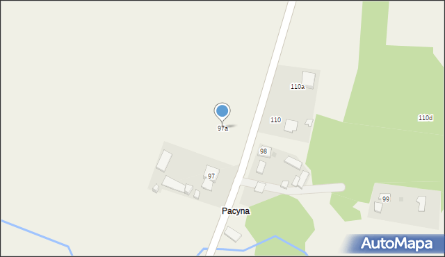 Kozłów, Kozłów, 97a, mapa Kozłów