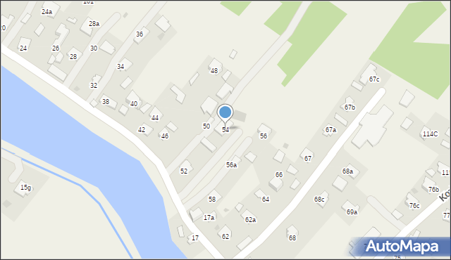 Kozłów, Kozłów, 54, mapa Kozłów