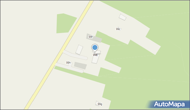 Kozłów, Kozłów, 99E, mapa Kozłów