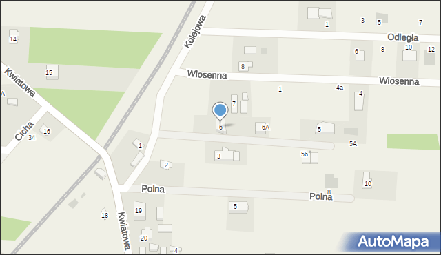 Kozłów Biskupi, Kolejowa, 6, mapa Kozłów Biskupi