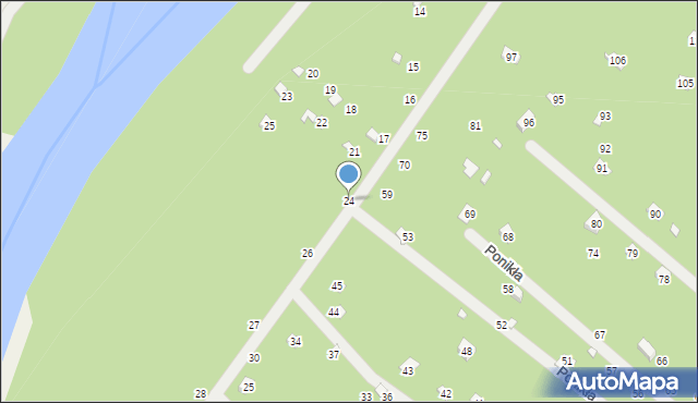 Kozłowiec, Kozłowiec, 24, mapa Kozłowiec