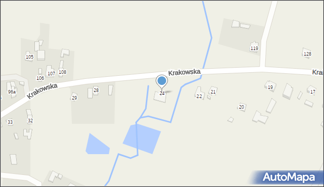 Kozłowiec, Kozłowiec, 24, mapa Kozłowiec