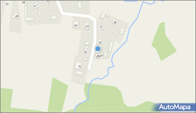Kozłowiec, Kozłowiec, 40A, mapa Kozłowiec