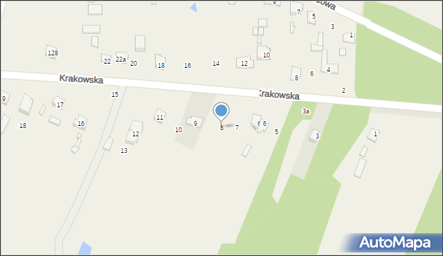 Kozłowiec, Kozłowiec, 8, mapa Kozłowiec