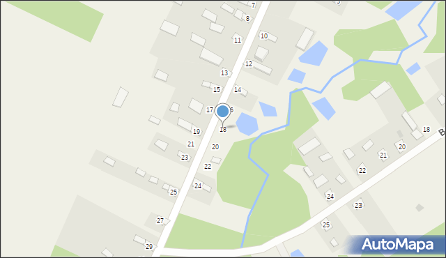 Kozłowy Ług, Kozłowy Ług, 18, mapa Kozłowy Ług