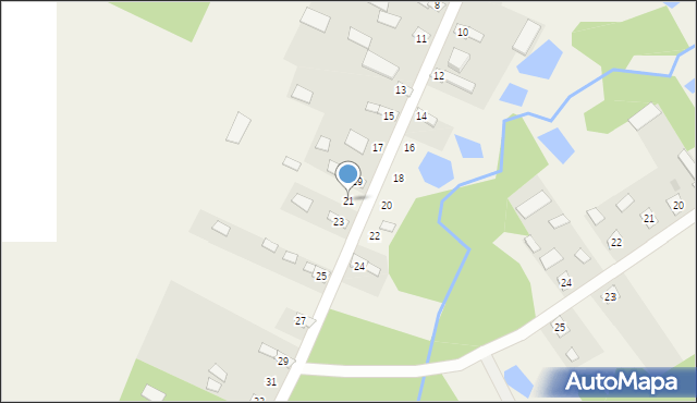 Kozłowy Ług, Kozłowy Ług, 21, mapa Kozłowy Ług