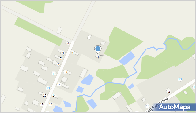 Kozłowy Ług, Kozłowy Ług, 3, mapa Kozłowy Ług