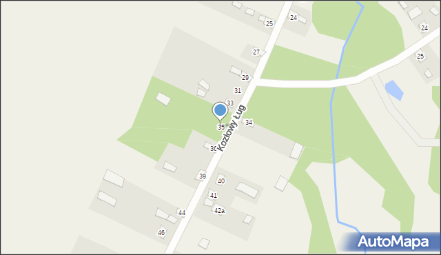 Kozłowy Ług, Kozłowy Ług, 35, mapa Kozłowy Ług