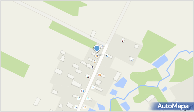 Kozłowy Ług, Kozłowy Ług, 6, mapa Kozłowy Ług