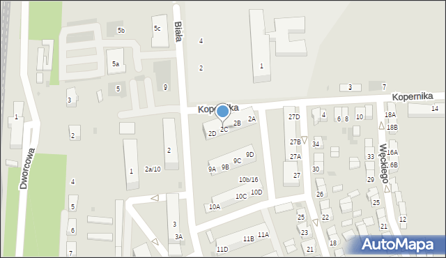 Koźmin Wielkopolski, Kopernika Mikołaja, 2C, mapa Koźmin Wielkopolski