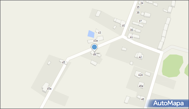 Koźniewice, Koźniewice, 44, mapa Koźniewice