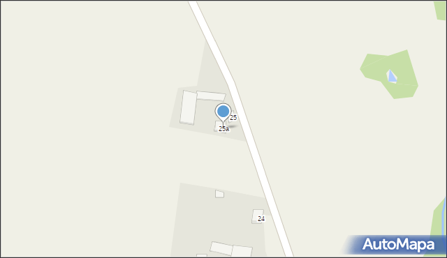 Koźniewo-Łysaki, Koźniewo-Łysaki, 25a, mapa Koźniewo-Łysaki