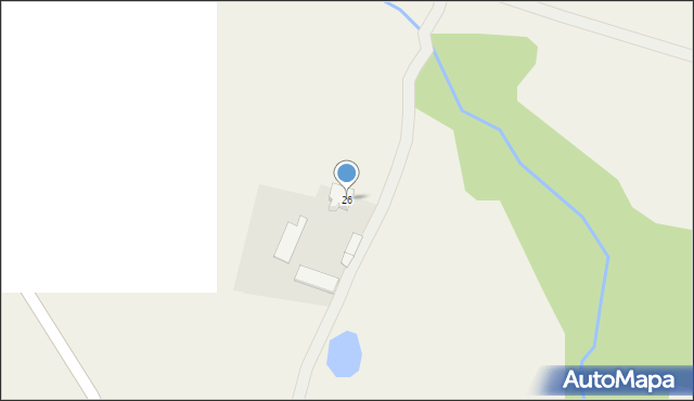 Koźniewo-Łysaki, Koźniewo-Łysaki, 26, mapa Koźniewo-Łysaki