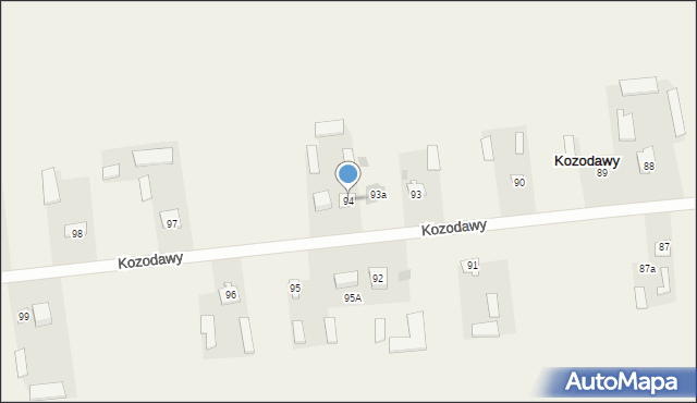 Kozodawy, Kozodawy, 94, mapa Kozodawy
