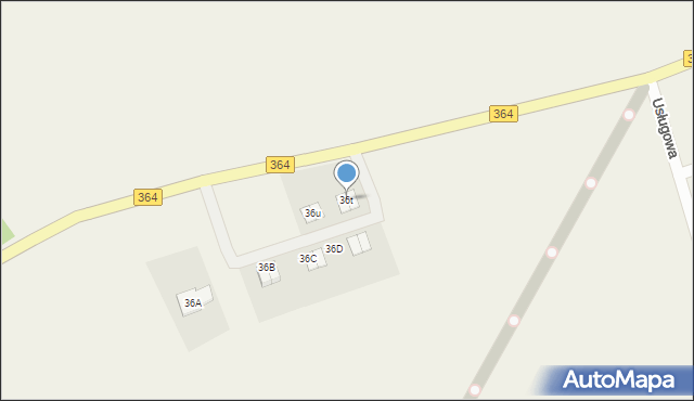 Kozów, Kozów, 36t, mapa Kozów