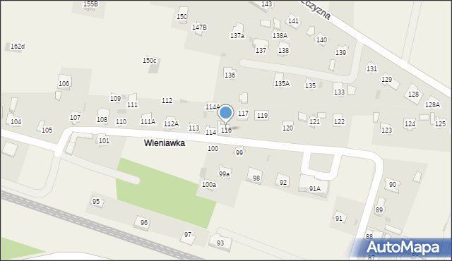 Kozubszczyzna, Kozubszczyzna, 116, mapa Kozubszczyzna