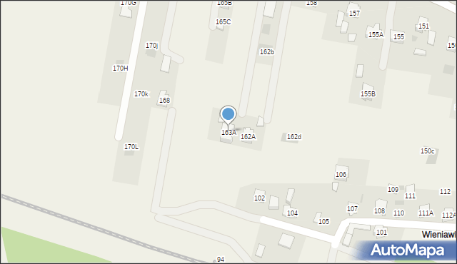 Kozubszczyzna, Kozubszczyzna, 163A, mapa Kozubszczyzna