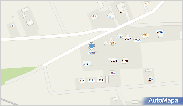 Kozubszczyzna, Kozubszczyzna, 206D, mapa Kozubszczyzna