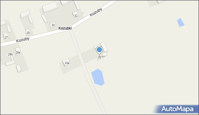 Kozuby, Kozuby, 33, mapa Kozuby