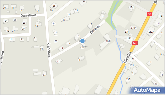 Kozy, Kozy, 10, mapa Kozy
