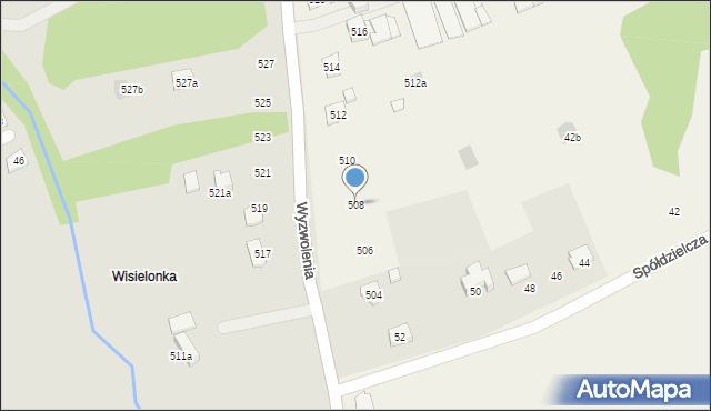 Kozy, Kozy, 508, mapa Kozy