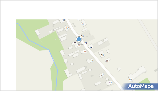 Kożyno, Kożyno, 53, mapa Kożyno