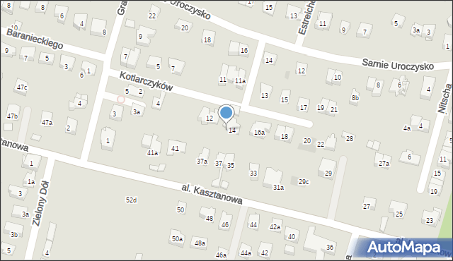 Kraków, Kotlarczyków Jana i Józefa, 16, mapa Krakowa