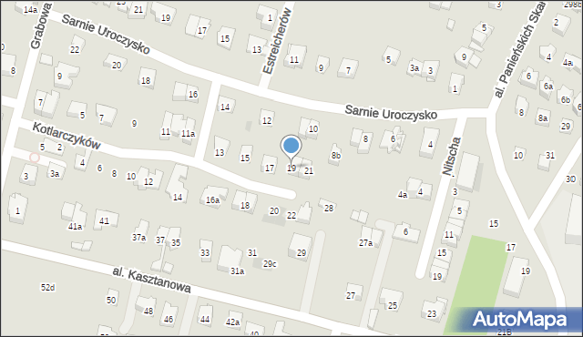 Kraków, Kotlarczyków Jana i Józefa, 19, mapa Krakowa
