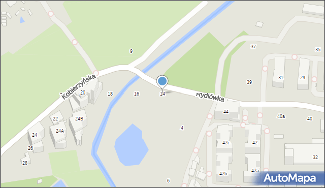 Kraków, Kobierzyńska, 14, mapa Krakowa