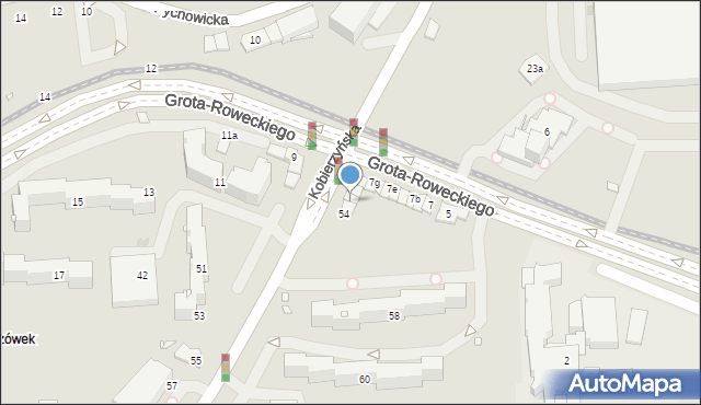 Kraków, Kobierzyńska, 54a, mapa Krakowa