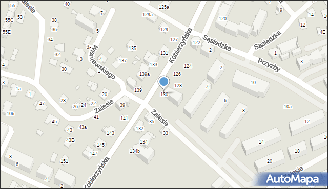 Kraków, Kobierzyńska, 130, mapa Krakowa