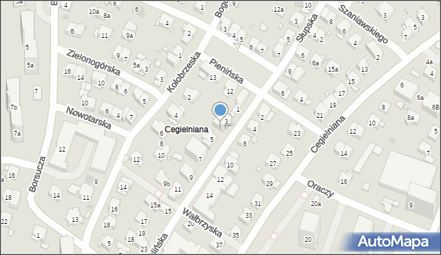 Kraków, Koszalińska, 3a, mapa Krakowa