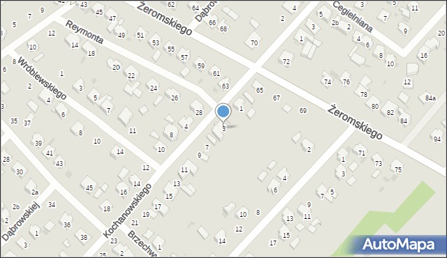 Krapkowice, Kochanowskiego Jana, 3, mapa Krapkowice