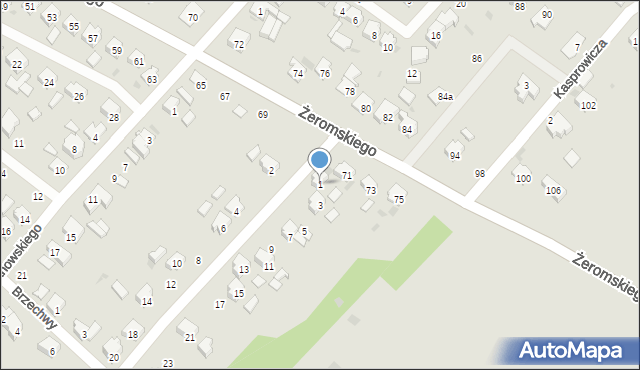 Krapkowice, Korfantego Wojciecha, 1, mapa Krapkowice