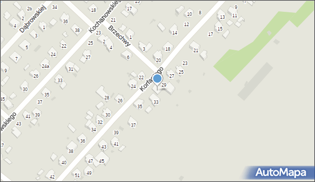 Krapkowice, Korfantego Wojciecha, 31, mapa Krapkowice