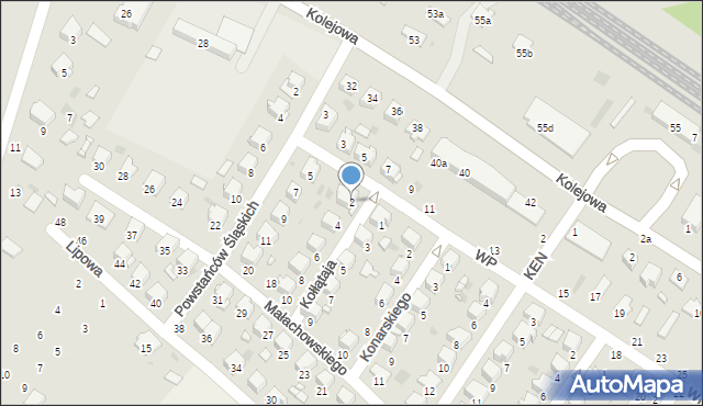 Kraśnik, Kołłątaja Hugo, 2, mapa Kraśnik