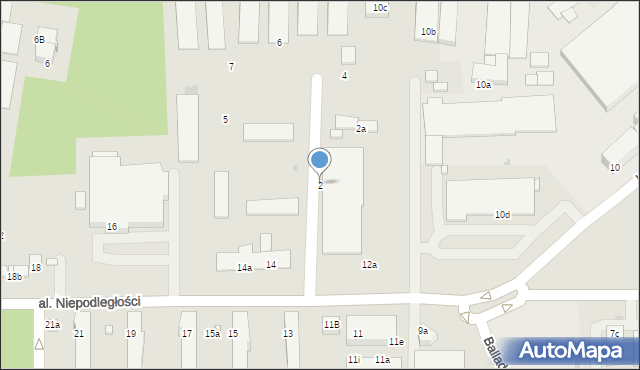 Kraśnik, Komunalna, 2, mapa Kraśnik