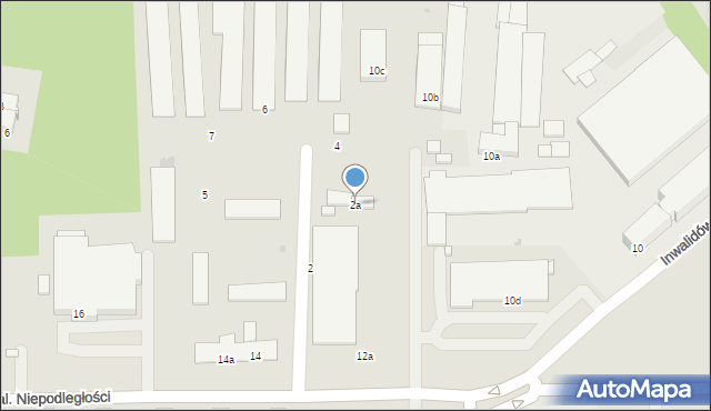 Kraśnik, Komunalna, 2a, mapa Kraśnik