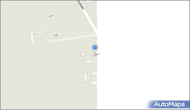Krasnystaw, Kościuszki Tadeusza, gen., 103, mapa Krasnystaw