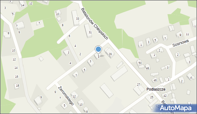 Kroczyce, Konopnickiej Marii, 1, mapa Kroczyce